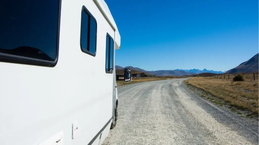A camper van in New Zealand